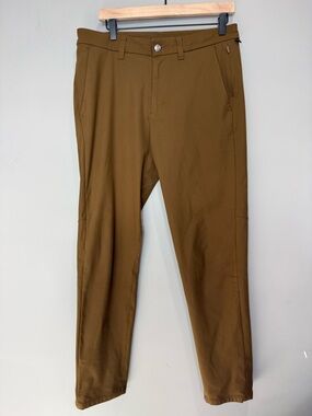 lululemon ABC trousers in a tan or brown/tan size 32